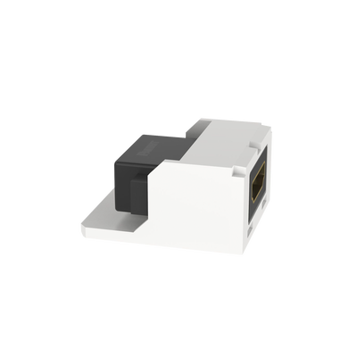 Módulo Acoplador HDMI 2.0, Hembra a Hembra Tipo-A, Categoría 2, Mini-Com, Color Blanco Ártico