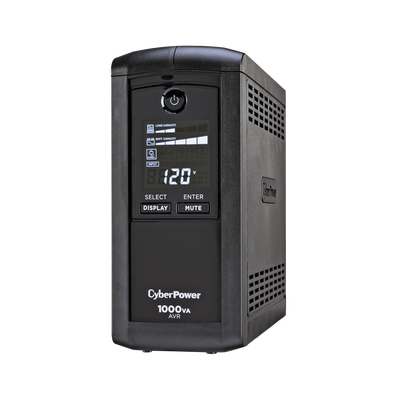 UPS de 1000 VA/600 W, Topología Línea Interactiva, Entrada 120 Vca NEMA 5-15P, Tipo Mini Torre, Con 9 Tomas NEMA 5-15R