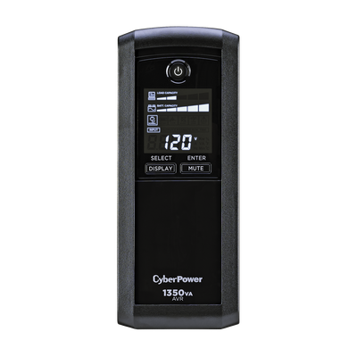 UPS de 1350 VA/815 W, Topología Línea Interactiva, Entrada 120 Vca NEMA 5-15P, Tipo Mini Torre, Con 10 Tomas NEMA 5-15R