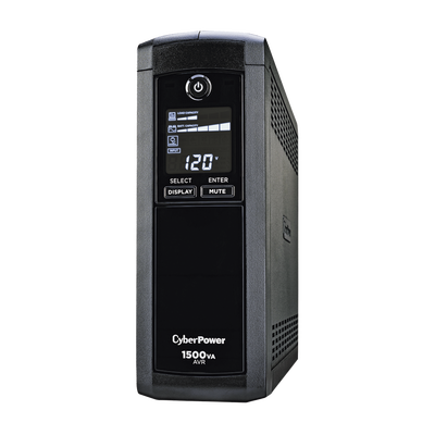 UPS de 1500 VA/900 W, Topología Línea Interactiva, Entrada 120 Vca NEMA 5-15P, Tipo Mini Torre, Con 12 Tomas NEMA 5-15R