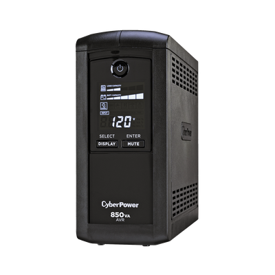 UPS de 850 VA/510 W, Topología Línea Interactiva, Entrada 120 Vca NEMA 5-15P, Tipo Mini Torre, Con 9 Tomas NEMA 5-15R