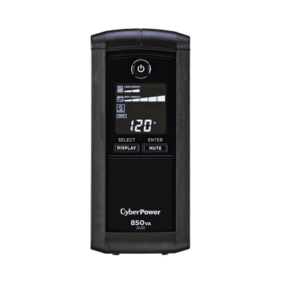 UPS de 850 VA/510 W, Topología Línea Interactiva, Entrada 120 Vca NEMA 5-15P, Tipo Mini Torre, Con 9 Tomas NEMA 5-15R