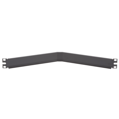 Tapa Ciega Para Rack Estándar de 19in, Angulado, de Acero, 1UR, Color Negro