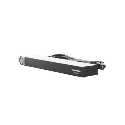 PDU Básico Para Distribución de Energía, Con 10 Tomas NEMA 5-15R Traseras, 1UR, 15 Amp, 120 Vca