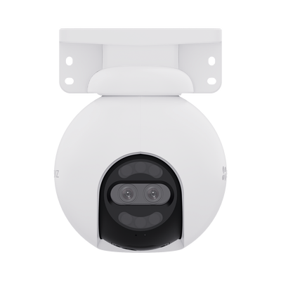 Cámara PT / Wi-Fi / Lente Dual / Panorámica 360° / Resolución 4K / Visión Nocturna ColorFULL  / IA Detección de Humanos y Vehiculos / Alarma con Sirena y Luz / IP65