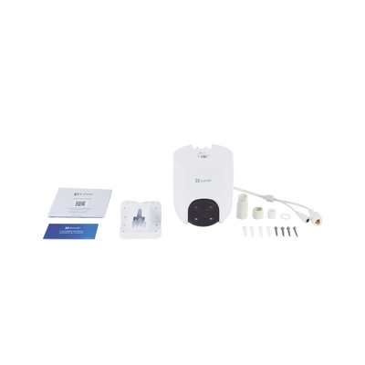 Camara PT WiFi / 2 Megapixel /  Cobertura 360° / Detección humana / Seguimiento Inteligente / Sirena / Luz Parpadeante / Colores en Oscuridad / Micro SD / Audio de Dos Vías / Exterior Con Protección