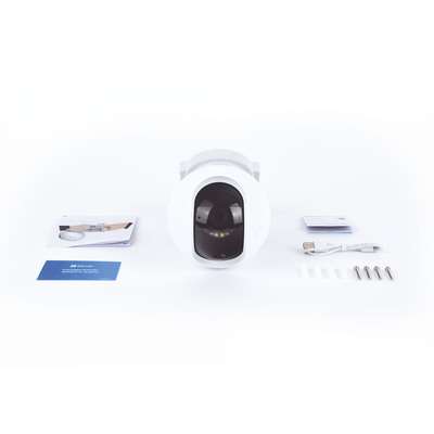 Camara PT / Wi-Fi / Con Bateria Recargable (Sin Cables) / 2K Plus (4 Megapixel)  / Compatible con Panel Solar CS-CMT-SOLARPANEL-E / Seguimiento Inteligente / Visión Nocturna a Color / Detección humana  / Exterior