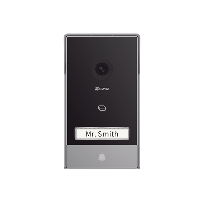 Videoportero IP Conexión a 2 Hilos / Con Monitor Wi-Fi para Interior / Frente de Calle  IP65 Uso En Exterior Debe Tener Protección / Cámara 3 Megapíxel / Llamada a la App / Apertura remota  / Apertura de 1 Puerta y un 1 Porton