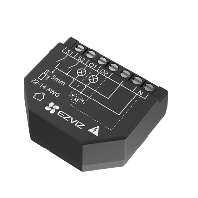 Relevador Wi-Fi  Inteligente / 2 Salidas Para 2 Apagadores / Ideal Para Control de Iluminación / Control Remoto / Horarios Personalizados / Registro de Consumo / 110-240VCA