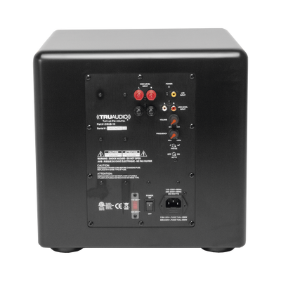 Subwoofer compacto de 12 in |  2 radiadores pasivos | amplificador interno de 350W