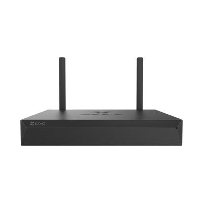 NVR Inalámbrico (WiFi) de 8 Canales IP / Admite Cámaras hasta 5 Megapixel (3K) / Salidas HDMI y VGA  / H.265 / Almacenamiento Expandible hasta 8 TB
