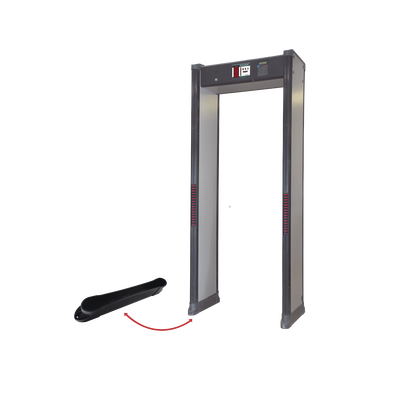 Base de plástico para instalación de arco detector de metales