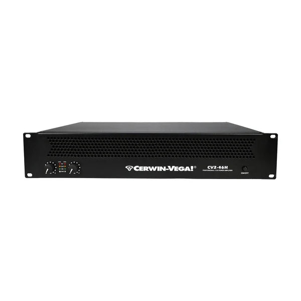 Cerwin-Vega CV2-46H Amplificador de Potencia Profesional – 2 Canales, 3820W Max, Montaje en Rack 2U