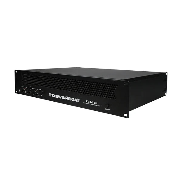 Cerwin-Vega CV4-18H Amplificador de Potencia Profesional – 4 Canales, 3640W Total, Serie CV4