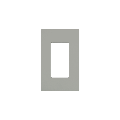 Tapa Color Gris para interruptor o dimmer Lutron, 1 gang, limpio y moderno