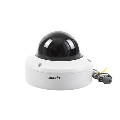 Domo TURBOHD 5 Megapixel / Lente Mot. 2.7 - 13.5 mm / 40 mts IR EXIR / TVI-AHD-CVI-CVBS / IK10 / IP67 / dWDR / 12 Vcc / 24 VCA