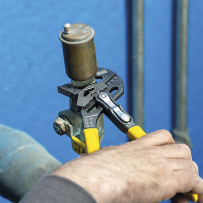 Llave de Pinzas Inglesa y Perico de 10" (25.4 cm). Multiusos de Rápido y Fácil Intercambio. Ver Video Anexo