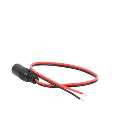 Cable con conector hembra, alimentación para Vcc con puntas libres.