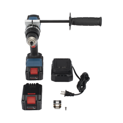 Rotomartillo / Taladro Inalámbrico sin carbones de 20V, incluye 2 Baterías de 4.0Ah, Cargador y Maletín.