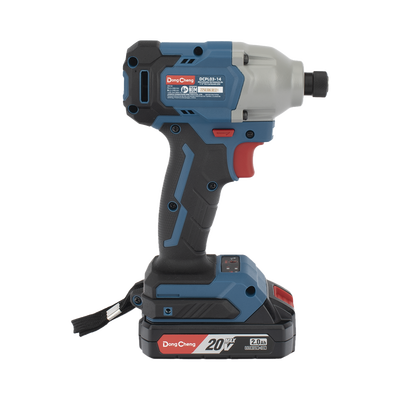 Atornillador de Impacto de 1/4 in. sin escobillas de 20V, incluye Batería de 2.0 Ah y Maletín