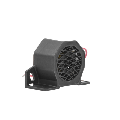 Alarma de reversa y doble tono, 12-24 Vcc, 102 dBA