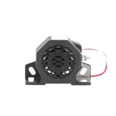 Alarma de reversa y doble tono, 12-24 Vcc, 102 dBA