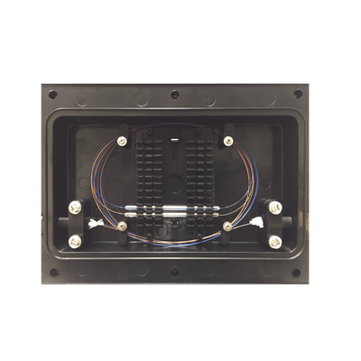 Cierre de Empalme Interior/Exterior para 12 fusiones, IP68, 2 puertos en línea