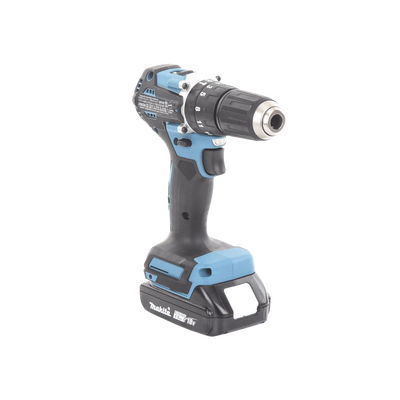 Rotomartillo/Taladro Inalámbrico SIN CARBONES, Broquero de 1/2", 1,700 RPM, 18V, Torque: 42 N.m C/2 Bat. (1.5Ah) y Cargador.