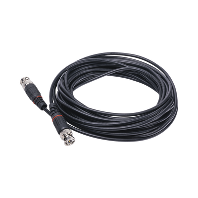 Cable Coaxial Armado con Conector BNC (Video) / Longitud de 8 mts / Optimizado para Cámaras 4K / Uso en Interior.