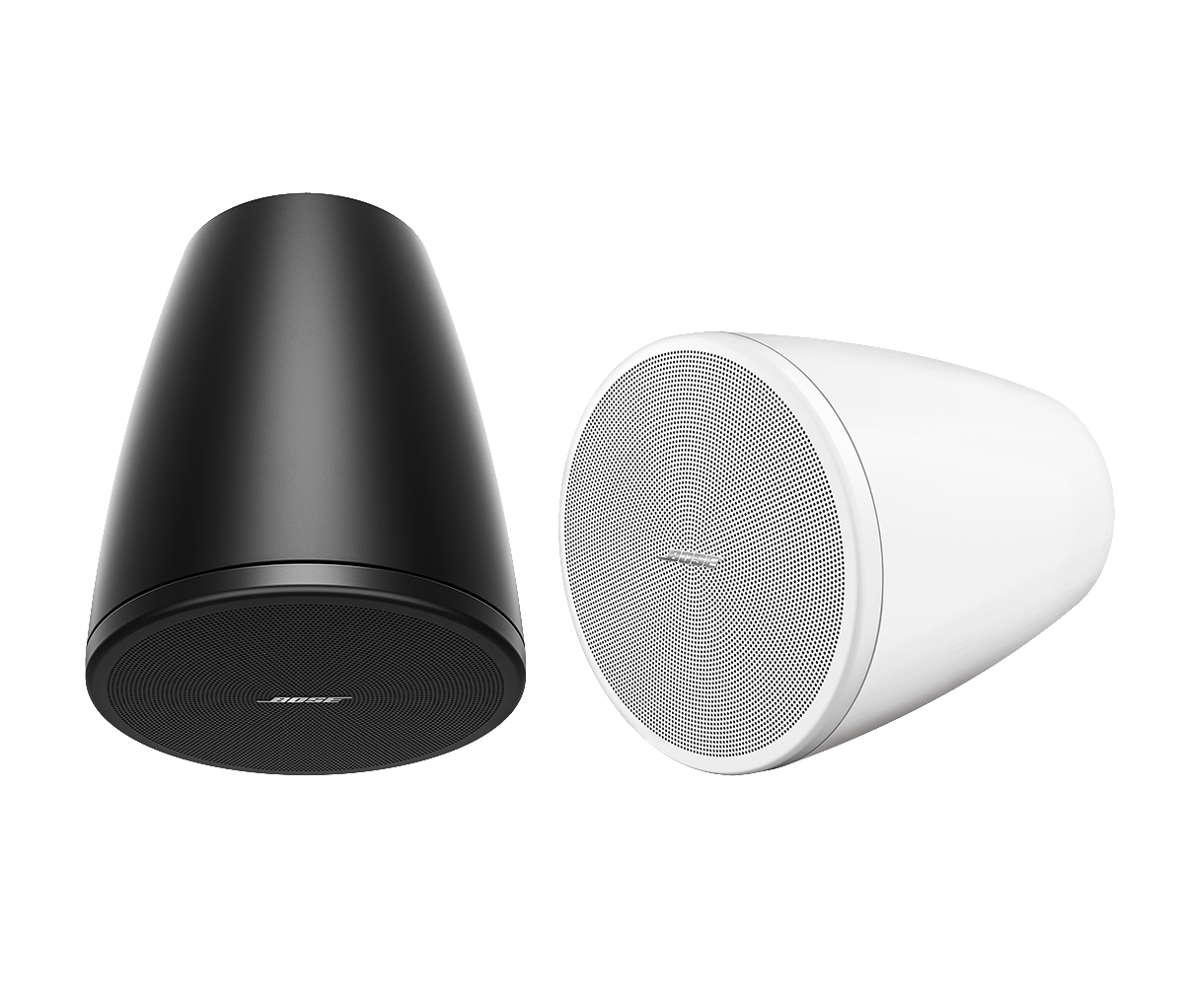 BOSE DM3P DesignMax Altavoz colgante de 2 vías, Rango de Cobertura, Horizontal 130° Cónica, Impedancia nominal 8 Ω y 70/100V 3W, 6W, 12W, 25W.(1 par)