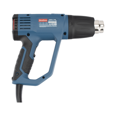 Pistola de Calor de 1600W, con 3 niveles de Temperatura variable, Incluye 2 Boquillas