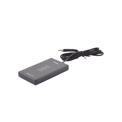 Lector Enrolador de Escritorio para tarjetas de Proximidad ROSSLARE (MIFARE 13.56 MHZ), Compatible con AXTRAXNG y  AXTRAXPRO