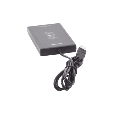 Lector Enrolador de Escritorio para tarjetas de Proximidad ROSSLARE (MIFARE 13.56 MHZ), Compatible con AXTRAXNG y  AXTRAXPRO