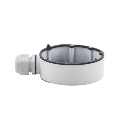 Caja de Conexiones de Exterior para Cámaras Tipo Mini Domo / IP66 / Color Blanco