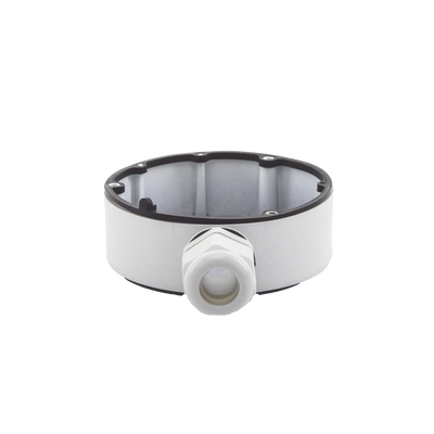 Caja de Conexiones de Exterior para Cámaras Tipo Mini Domo / IP66 / Color Blanco