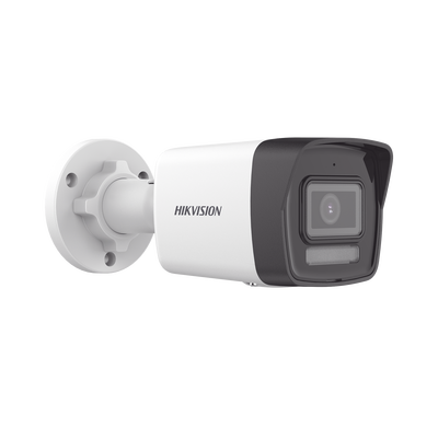 [Dual Light] Bala IP 2 Megapixel / Lente 2.8 mm / 30 mts IR + 30 mts Luz Blanca / Micrófono Integrado / ACUSENSE Lite / Exterior IP67 / H.265 / PoE  / Micro SD