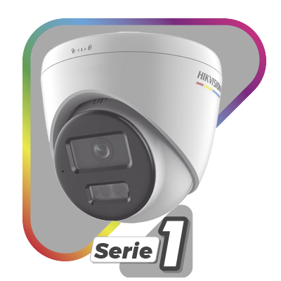[Dual Light + ColorVu] Turret IP 6 Megapixel / Lente 2.8 mm / 30 mts IR + 30 mts Luz Blanca / Micrófono Integrado / ACUSENSE Lite / Exterior IP67 / WDR 120 dB / PoE / Micro SD