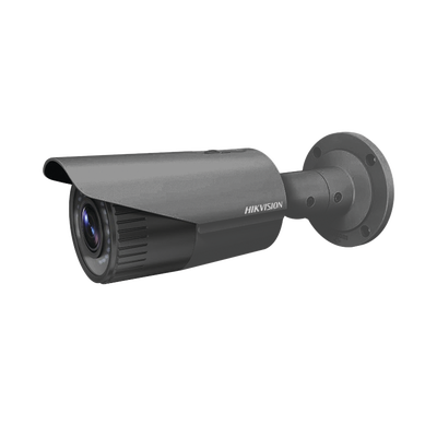 Bala IP 2 Megapixel / Lente Mot. 2.8 a 12 mm / 30 mts IR / WDR 120dB / IP67 /  Hik-Connect P2P / Exterior / PoE / Color negro