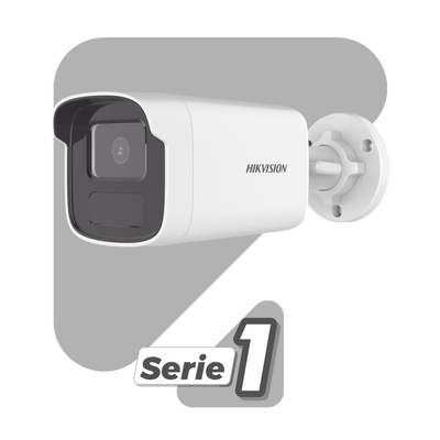 [Dual Light] Bala IP 4 Megapíxel / Lente 4 mm / 50 Mts IR + 50 mts Luz Blanca / ACUSENSE Lite (Detección de Humanos y Vehiculos) / Exterior IP67 / WDR 120 dB / PoE