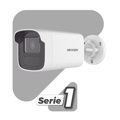 [Dual Light] Bala IP 8 Megapixel  (4K) / Lente 4 mm / 50 mts IR + 50 mts Luz Blanca / Micrófono Integrado / ACUSENSE Lite / Exterior IP67 / H.265 / PoE  / Micro SD