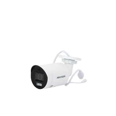 [Dual Light + ColorVu] Bala IP 4 Megapixel / Lente 2.8 mm / 40 mts IR + 40 mts Luz Blanca /  Microfono Integrado / Exterior IP67 /   WDR 130 dB / ACUSENSE / Captura Facial /  PoE / ACUSEARCH