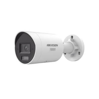 [Dual Light + ColorVu 3.0 + HikAI] Bala IP 4 Megapixel / Lente 2.8 mm / 40 mts IR + Luz Blanca / 2 Microfonos Integrados / Exterior IP67 / Estrobo Azul y Rojo /  WDR 130 dB / ACUSENSE 3.0 / Metal / NEMA 4X / ACUSEARCH.