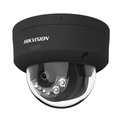 [Dual Light + ColorVu 3.0 + HikAI] Domo IP 4 Megapixel / Lente 2.8 mm / 30 mts IR + Luz Blanca / 2 Microfonos Integrados / Exterior IP67 / WDR 130 dB / ACUSENSE 3.0 / Metal / NEMA 4X / ACUSEARCH.