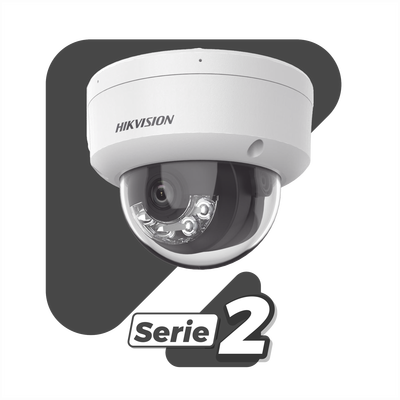 [Dual Light + 2 Micrófonos Integrados] Domo IP 6 Megapixel / Lente 2.8 mm / 30 mts Luz Blanca + 30 mts IR / ACUSENSE / Exterior IP67 / IK10 / WDR 120 dB / PoE / ONVIF / Micro SD / Metal / ACUSEARCH