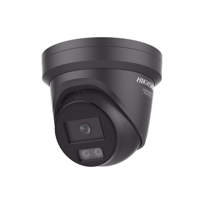 [Dual Light + ColorVu 3.0 + HikAI] Turret IP 4 Megapixel / Lente 2.8 mm / 30 mts IR + Luz Blanca / 2 Microfonos Integrados / Exterior IP67 / WDR 130 dB / ACUSENSE 3.0 / Metal / NEMA 4X / ACUSEARCH.