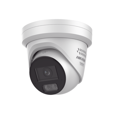 [Dual Light + ColorVu 3.0 + HikAI] Turret IP 4 Megapixel / Lente 2.8 mm / 30 mts IR + Luz Blanca / 2 Microfonos Integrados / Exterior IP67 / Estrobo Luz Blanca / WDR 130 dB / ACUSENSE 3.0 / Metal / NEMA 4X / ACUSEARCH
