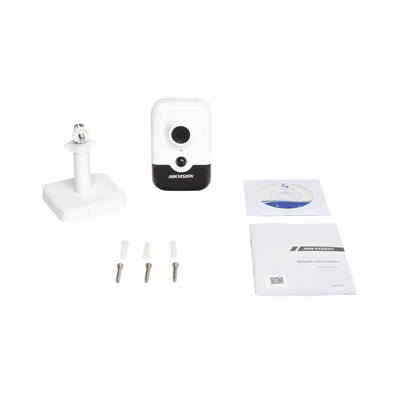 Cubo IP 2 Megapixel / Serie PRO / WiFi / Lente 2.8 mm / 10 mts IR EXIR / PoE / Sensor PIR / H.265+ / Interior / Micro SD / Audio de Dos Vías