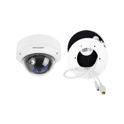 Domo IP 5 Megapixel / H.264+ / Lente Var. 2.8 a 12 mm / IP66 / IK10 / 20 mts IR Inteligente / Hik-Connect / MicroSD / PoE / Exterior / dWDR