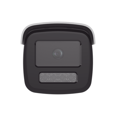 [Dual Light + ColorVu] Bala IP 4 Megapixel / Lente 4 mm / 60 mts IR + 60 mts Luz Blanca / Exterior IP67 /   WDR 130 dB / Videoanaliticos (Filtro de Falsas Alarmas) / Captura Facial / ACUSEARCH