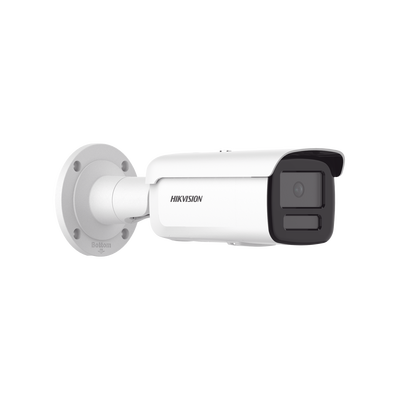 [Dual Light + ColorVu] Bala IP 4 Megapixel / Lente 4 mm / 60 mts IR + 60 mts Luz Blanca / Exterior IP67 /   WDR 130 dB / Videoanaliticos (Filtro de Falsas Alarmas) / Captura Facial / ACUSEARCH